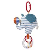 Manhattan Toy Brights Baby Activity Toy, Blue Elephant [並行輸入品]