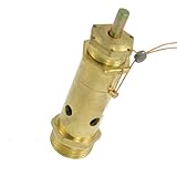 uxcell エアー コンプレッサー 金属 3/4 "PT ねじ付き 圧力 リリーフ バルブ