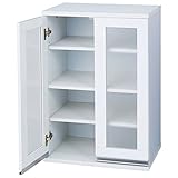 食器棚 キッチン収納 【幅60cm× 奥行39.4cm】 扉付き