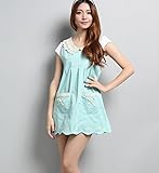 (ヘラサ)Herasa　妊婦服 電磁波防止エプロン 電磁波 防止 シールドワンピース マタニティウェア かわいい (L, 4)