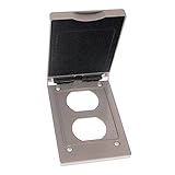 Hubbell-Bell 5147-0 1-Gang Vertical Duplex Weatherproof Cover [並行輸入品]