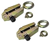 SEIKOH 板金工具 ボディクランプ スモールマウス 2個セット 最大荷重 5t 爪幅 45mm クランプツール 5トン