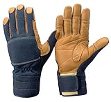 [トンボレックス] レスキュー消防手袋 （K-TFG5NV） ネイビー ケブラー繊維製手袋 Mサイズ