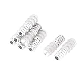 uxcell 棚ダボ　棚サポート　シェルフホルダー　ガラス製家具用　メタル製　単エンド　4mm直径 8個入