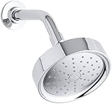 Kohler K-939-CP Purist 2.0 gpm Single Function Showerhead with Katalyst Spray, Polished Chrome [並行輸入