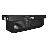 Brute 80-rb158gw-b ProシリーズGull Wing蓋フルサイズExtra Wide / Extra Deep Slantブラックパウダーコートアルミニウムツールボックス