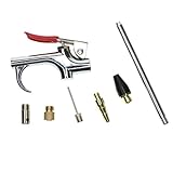 Flameer エアダスター エアブローガンキット 7個入り エアコンプレッサーダスター 1/4" ノズル 亜鉛合金