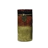 A Cheerful Giver Woodland Walk Round Fuze Pillar Candle, 3 by 4-Inch