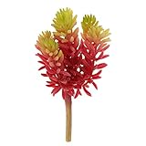 Lovoski プラスチック製　造花　人工観葉植物　多肉植物　植物　装飾　インテリア　１５種類選ぶ - 15