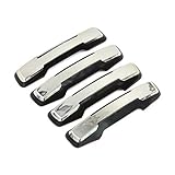 DealMux 4個のクロム接着バンパーコーナーガードプロテクター車のトラックの装飾