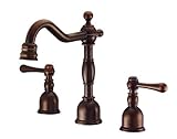 Danze D303057BR Opulence Two Handle Mini-Widespread Lavatory Faucet, Tumbled Bronze [並行輸入品]