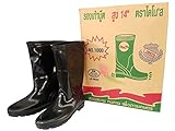 Prasertsteel DINOS® 14 inch - Men & Women Stylish Rubber Boots. ( 6 Pairs )
