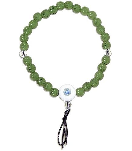 Amazon｜仏壇屋 滝田商店 厄除け本尊入り腕輪念珠 PC柄入りヒスイ(酉年