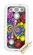 Samsung S3 ケース,Samsung 9300 ケースVUTTOO カラフルなドイルスパイラル Samsung S3 専用ケース (ホワイト)[並行輸入品]