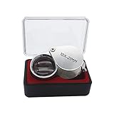 Yiteng　アイルーペ　折りたたみ拡大鏡 ジュエラー修理用　作業工具　宝石鑑定　ジュエリールーペ　21mm　保護ケース付き 全3種類の倍率　2色選択可能
