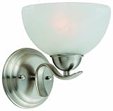 High Quality 512517 Trevie 1 Light Wall Light, Satin Nickel
