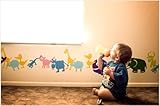 Newsee Decals Seven Different Colours Animals Cartoon Decorative Wall Sticker Kids Bedroom Nursery b