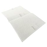 Qualtex 2 xユニバーサルCookerフードフィルタグリースで彩度インジケータ生分解性互換フィルタサイズ570 x 470 mm