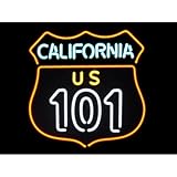 ネオンサイン カリフォルニア CALIFORNIA 101 ネオン管 ネオンライト 店舗照明 ガレージ アメリカン雑貨