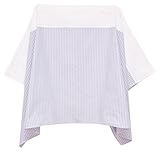 アビックス レース付き授乳ケープ(ポンチョ型) フリー ブルー 平織 889511