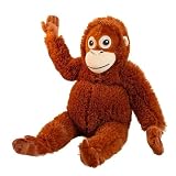 Gureha ぬいぐるみ 大きい オランウータン ぬいぐるみ レッドブラウン ファーストトイ インテリア おもちゃ 子供 プレゼント [並行輸入品]