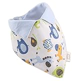 Plus Nao(プラスナオ) よだれかけ スタイ ビブ ベビー用品 赤ちゃん 新生児 キッズ 防水 通気性 スナップボタン 車 自動車 動物 アニマル - ポニー