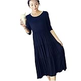 (ラルー） レディース　 ロングワンピース　 マタニティ　 ゆったり 　楽ちん 　マキシワンピース 　おしゃれ　 柔らか 　長袖 　フリーサイズ
