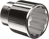 Martin X1252 Forged Alloy Steel 1-5/8 Type III Opening 1 Power Impact Square Drive Socket 12 Points 