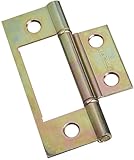 Stanley Hardware Bifold Non-Mortise Hinge, Brass #402134 [並行輸入品]