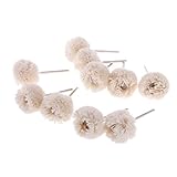 Dovewill 10個　回転ツール　手作り　研磨バフ　磨きホイール　ブラシ　ジュエリー研磨　DIY工具　小道具