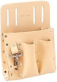 Style n Craft 94-126 5 Pocket Tool Pouch in Heavy Top Grain Leather by Style N Craft