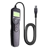 Foto & Tech LCDタイマーシャッターリリースリモートfor Sony a7iii、a9、a99 II、a7 II a7 a7r a7s a6500 a6300 a6000 a5100 a5000 a3000 SLT - a58 nex-3nl - hx300 dsc-rx100 m3 - rx100 m2 dsc-rx100iii DSC - rx10 IV