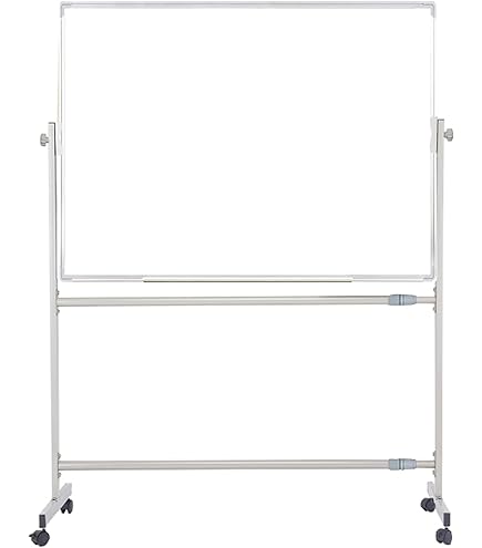 Amazon | 【工場直販店】ホワイトボード600*900mm 両面回転式モバイル