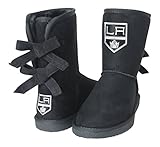 NHL Los Angeles Kings Boysファンブーツ、サイズ8、ブラック