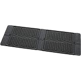 ボンフォーム (BONFORM) フロアマット フレックスガード ロングタイプ ブラック 50×140×1.5cm 6455-05-08