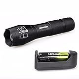 Perman Zoomable 3500 Lumens 5 Modes CREE XML T6 LED Flashlight Lamp With 18650 + US Charger [並行輸入品]
