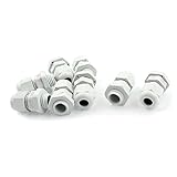 uxcell ケーブルグランド プラスチック PG7モデル コードグリップケーブル ガスケットナット