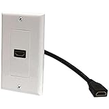 Steren 526 – 101 WH HDMI ( R )壁プレート&ピグテール