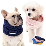 10色展開 フレンチブルドッグ 秋 冬 ネックウォーマー 服 犬 猫 もこもこ スヌード マフラー 暖かい ボア生地 ドッグウェア ペット用品 耳保護 防寒 寒さ対策 ボア Sサイズ Mサイズ フレブル リニューアル [FRENCH FRENCH ] KM005G