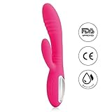 Rechargable Personal Vibrator、防水パワフルな10スピードウサギマッサージ、7オンス