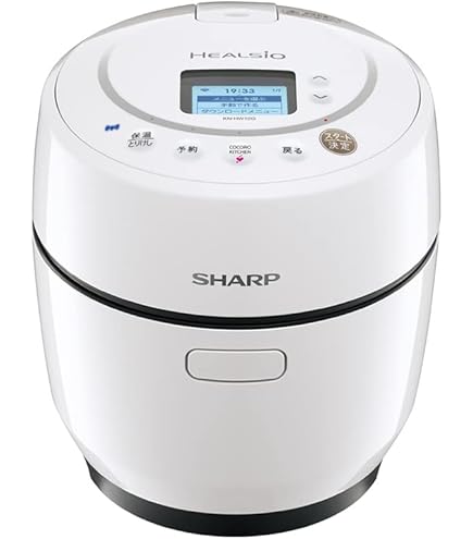 Amazon | シャープ 水なし自動調理鍋 1.6L ホワイト系SHARP ヘルシオ  