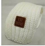 暖かい秋と冬のスカーフ子供イングランドグリッドスーパーソフトカシミヤスカーフ (White)