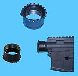 【リアルタイプ】G&P GP090バレルロックナット/BK（黒・ブラック）★マルイM4/M16 シリーズ