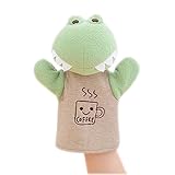 手のひら動物の人形初期学習人形ファンシーおもちゃのクロコダイルモデル