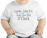 Looks Like It's Fuck This Shit Slogan オーガニックベビーTシャツ 12 - 18 Months