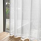 【Ezee】レースカーテン 12サイズから選べる ミラータイプ外から見えにくい ウォッシャブル シンプル 無地 / 幅100cm×丈133cm 2枚入り