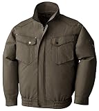 ビッグボーン長袖ブルゾン 【 空調服単品】コットンブロード 綿100％ 夏 bb-bk6097-ｔ カーキ Ｍ