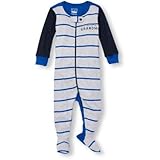 THE CHILDREN'S PLACE(ザ・チルドレンズプレイス) ロングスリーブストライプフッテッドストレチェ スリープウェア 5歳【並行輸入】