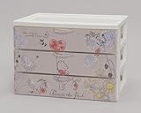 収納チェスト 使いやすい、サイズ おすすめ キャラクターデスクチェスト プーさん