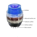 Kicode 水道水精製 蛇口 清浄5層 ヘッドアニオンをフィルタリング 竹炭の浸透ツール 色ランダム